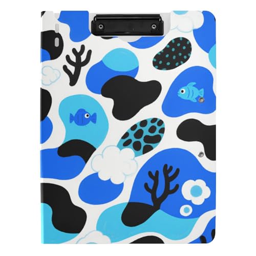 Klemmbrett mit Ordner Blau Camouflage Baum A4 Klemmbrett Binderfolio Horizontal und Vertikal Doppelclips Schule Klemmbrett mit Abdeckung Klemmbrett mit Ordner Blau Camouflage Baum A4 Klemmbrett Binderfolio Horizontal und Vertikal Doppelclips Schule Klemmbrett mit Abdeckung von WDdZzyy