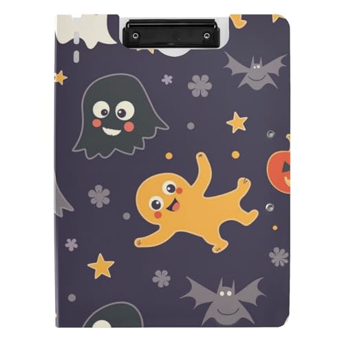 Klemmbrettmappe Halloween Schwarz A4 Klemmbrett Binder Zwei Metallclips Stifthalter Büro Klemmbrett mit Hardcover Klemmbrettmappe Halloween Schwarz A4 Klemmbrett Binder Zwei Metallclips Stifthalter Büro Klemmbrett mit Hardcover von WDdZzyy