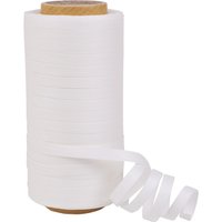 Baumwoll Ringelband "Cottonfield", 5 mm - Weiß von Weiß