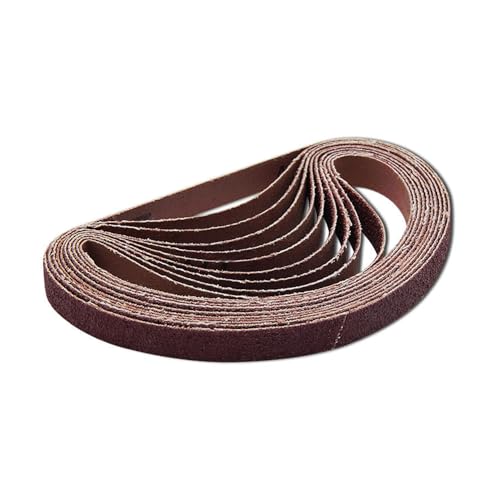 WEAXIO 25 Stück 25x762mm Aluminiumoxid Schleifbänder, je 5 x Korn 80 240 600 800 1000 Schleifband Set für Bandschleifer Schleifmaschine Polieren Metall Holz Fingerschleifer WEAXIO 25 Stück 25x762mm Aluminiumoxid Schleifbänder, je 5 x Korn 80 240 600 800 1000 Schleifband Set für Bandschleifer Schleifmaschine Polieren Metall Holz Fingerschleifer von WEAXIO