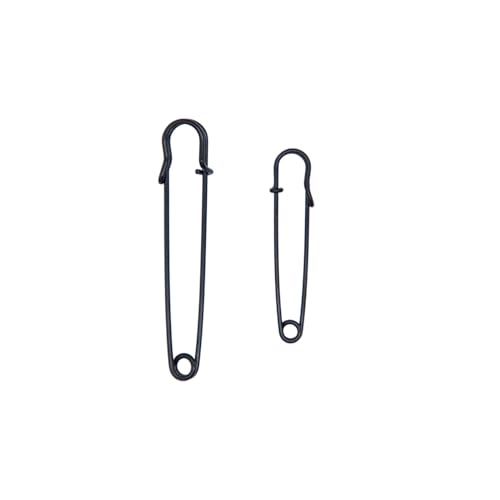 WEAXIO 25 Stück Sicherheitsnadeln, 7.5cm 10cm Extra Große Sicherheitsnadeln Bulk für Bastelarbeiten, Decken, Matratzen, Kleidung, Schmuck, Wirkwaren von WEAXIO