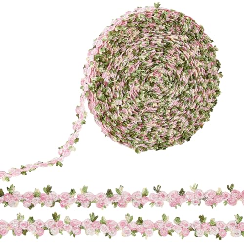 WEBEEDY 15 Yards Blumenstickerei Spitzenband Rosa Blumenband DIY Spitzenapplikation Nähen Handwerks Spitzenkante Für Hochzeitskleider Verzierung DIY Party Dekor Kleidung WEBEEDY 15 Yards Blumenstickerei Spitzenband Rosa Blumenband DIY Spitzenapplikation Nähen Handwerks Spitzenkante Für Hochzeitskleider Verzierung DIY Party Dekor Kleidung von WEBEEDY