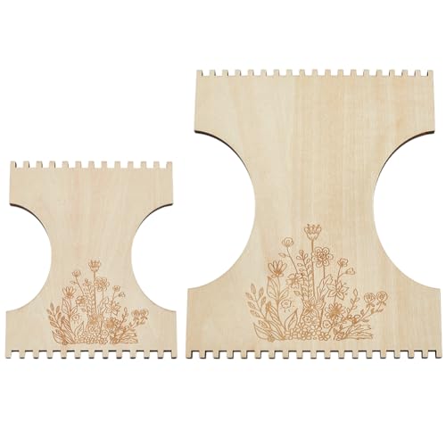 WEBEEDY 2 Größen Holzwebstuhl Zum Weben Für Anfänger Erwachsene DIY Handwebkorb Webstuhl Werkzeuge Zubehör Für Hängende Dekoration Gewebte Wandteppiche Gestrickte Näharbeiten WEBEEDY 2 Größen Holzwebstuhl Zum Weben Für Anfänger Erwachsene DIY Handwebkorb Webstuhl Werkzeuge Zubehör Für Hängende Dekoration Gewebte Wandteppiche Gestrickte Näharbeiten von WEBEEDY