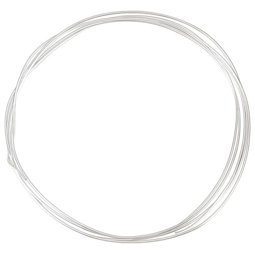 WEBEEDY 20 Gauge/ 0.7mm 925 Sterling Silberdraht 3.28 Fuß Weicher Toter Handwerksdraht Für Die Schmuckherstellung Halskette Armband Ohrring Perlenhandwerk DIY Sterling Silber Handwerk WEBEEDY 20 Gauge/ 0.7mm 925 Sterling Silberdraht 3.28 Fuß Weicher Toter Handwerksdraht Für Die Schmuckherstellung Halskette Armband Ohrring Perlenhandwerk DIY Sterling Silber Handwerk von WEBEEDY