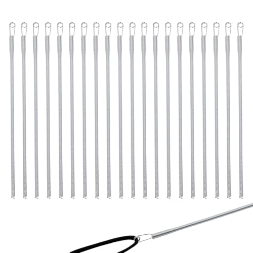 WEBEEDY 20 Stück Frühlingszugband Einfädler Flexibler Und Elastischer Zugband Einfädler Biegsames Seil Einfädelwerkzeug Einfache Einfädler Zugbänder Ersatz Für Hoodies Jacken 22.5cm WEBEEDY 20 Stück Frühlingszugband Einfädler Flexibler Und Elastischer Zugband Einfädler Biegsames Seil Einfädelwerkzeug Einfache Einfädler Zugbänder Ersatz Für Hoodies Jacken 22.5cm von WEBEEDY