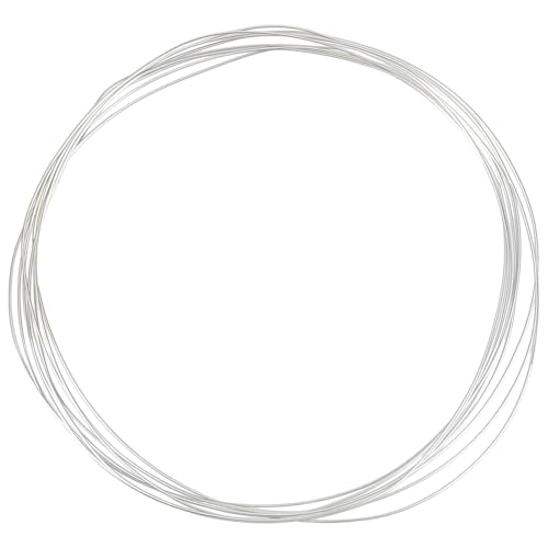 WEBEEDY 26 Gauge/ 0.4mm Schmuck Basteldraht 6.56 Fuß Sterling Silber Weichdraht Für Die Schmuckherstellung Halskette Armband Ohrring DIY Sterling Silber Handwerk WEBEEDY 26 Gauge/ 0.4mm Schmuck Basteldraht 6.56 Fuß Sterling Silber Weichdraht Für Die Schmuckherstellung Halskette Armband Ohrring DIY Sterling Silber Handwerk von WEBEEDY