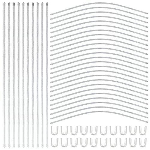 WEBEEDY 30 Stück 35 cm/13.8 Zoll Spiralfedern Korsettstäbe Korsett Stäbe Korsagenstäbe Spiralbandstahl Korsage Korsett Bleiben Stahldraht-Spiralknochen Zum Nähen von Hochzeitskleidern WEBEEDY 30 Stück 35 cm/13.8 Zoll Spiralfedern Korsettstäbe Korsett Stäbe Korsagenstäbe Spiralbandstahl Korsage Korsett Bleiben Stahldraht-Spiralknochen Zum Nähen von Hochzeitskleidern von WEBEEDY