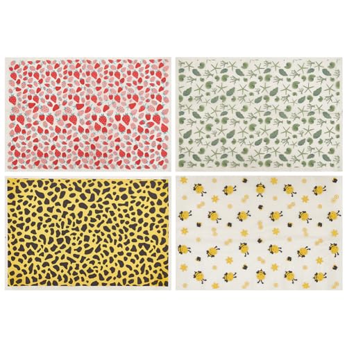 WEBEEDY 4 Stile Unterglasur-Transfers Keramik-Aufkleber Bienenmuschel Erdbeere Leopard Porzellan Keramik Ton Glasur Transferpapier Blätter für Töpferei Kunst Überglasur Emaille Aufkleber Wasserrutsche WEBEEDY 4 Stile Unterglasur-Transfers Keramik-Aufkleber Bienenmuschel Erdbeere Leopard Porzellan Keramik Ton Glasur Transferpapier Blätter für Töpferei Kunst Überglasur Emaille Aufkleber Wasserrutsche von WEBEEDY