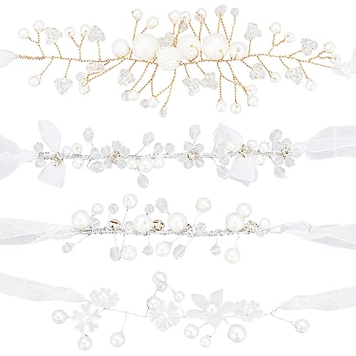 WEBEEDY 4 Stück Handgelenk Corsage Hochzeit Braut Brautjungfer Hand Blume Armband Armband für Hochzeit Dekorationen Prom WEBEEDY 4 Stück Handgelenk Corsage Hochzeit Braut Brautjungfer Hand Blume Armband Armband für Hochzeit Dekorationen Prom von WEBEEDY
