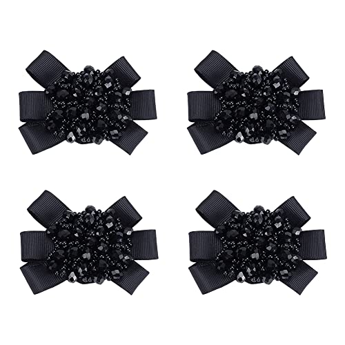 WEBEEDY 4 Stück Schuhclips mit Band Schleife Perlen Strass Kristall Blume Schuhschnallen Dekoration DIY Schuh Zubehör für Damen Braut Hochzeit Abschlussball Party WEBEEDY 4 Stück Schuhclips mit Band Schleife Perlen Strass Kristall Blume Schuhschnallen Dekoration DIY Schuh Zubehör für Damen Braut Hochzeit Abschlussball Party von WEBEEDY