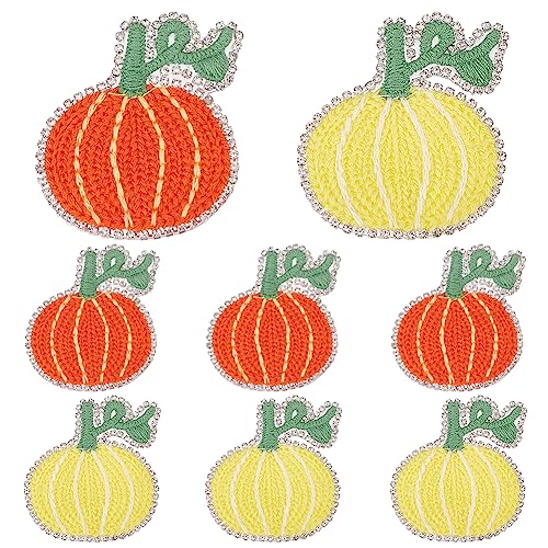 WEBEEDY 8 Stück Halloween Kürbis Stickapplikationen Zum Aufbügeln Oder Aufnähen Halloween Kürbis Bestickt DIY Applikationen Stoffabzeichen Für DIY Patches Nähzubehör WEBEEDY 8 Stück Halloween Kürbis Stickapplikationen Zum Aufbügeln Oder Aufnähen Halloween Kürbis Bestickt DIY Applikationen Stoffabzeichen Für DIY Patches Nähzubehör von WEBEEDY