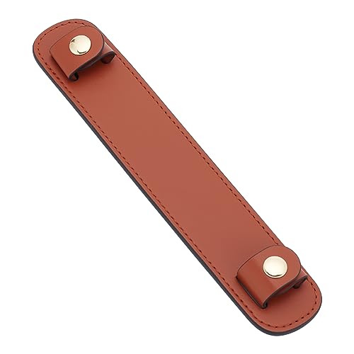 WEBEEDY Leder-Schulterriemen-Pad Ersatz für Tote Taschen Handtasche Abnehmbarer Dicker Lederriemenbezug, Khaki, 4,3 cm Breit WEBEEDY Leder-Schulterriemen-Pad Ersatz für Tote Taschen Handtasche Abnehmbarer Dicker Lederriemenbezug, Khaki, 4,3 cm Breit von WEBEEDY