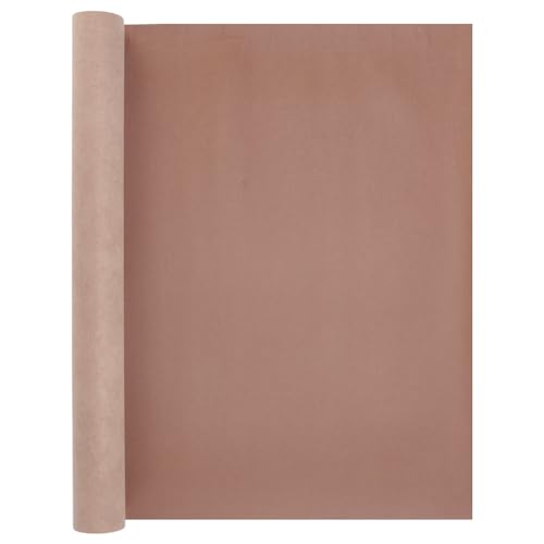 WEBEEDY PU-Leder-Bücherstoff, 140 x 40 cm, Buchbindungstuch, Lederblatt, Reparaturstoff, Patch für Bastelarbeiten, Handtaschen, Brieftaschen, Buchbinderzubehör, 140 x 40 cm (Khaki) von WEBEEDY