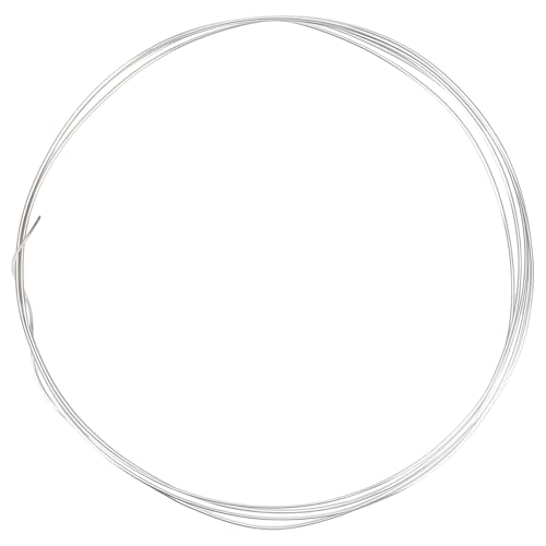 WEBEEDY Schmuckdraht, 0,5 mm, weicher Sterlingsilber-Basteldraht für Schmuckherstellung, Halskette, Armband, Ohrringe, Perlenhandwerk, Bastelbedarf aus Sterlingsilber, 0,5 mm WEBEEDY Schmuckdraht, 0,5 mm, weicher Sterlingsilber-Basteldraht für Schmuckherstellung, Halskette, Armband, Ohrringe, Perlenhandwerk, Bastelbedarf aus Sterlingsilber, 0,5 mm von WEBEEDY