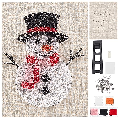 WEBEEDY Schneemann String Art Kit für Erwachsene Anfänger enthalten alle notwendigen Accessoires DIY Weihnachten String Art Kit DIY Erwachsene Urlaub Handwerk Projekt Wandkunst WEBEEDY Schneemann String Art Kit für Erwachsene Anfänger enthalten alle notwendigen Accessoires DIY Weihnachten String Art Kit DIY Erwachsene Urlaub Handwerk Projekt Wandkunst von WEBEEDY