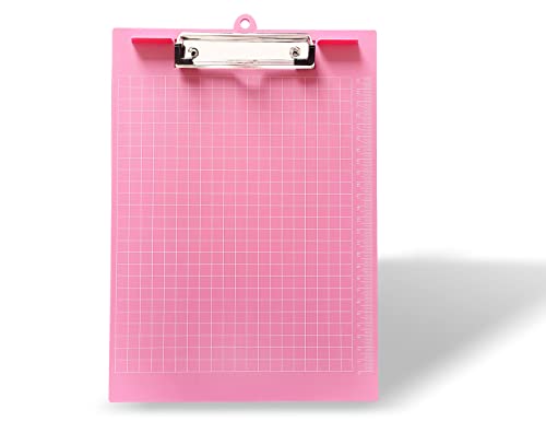 WEBN Klemmbrett/Schreibbrett/Clipboard A4 A4 Briefgröße mit Aufhängeöse Kunststoff Material Rosa Farbe Edelstahl Clip 1 Stück für Büro Klassenzimmer Zubehör WEBN Klemmbrett/Schreibbrett/Clipboard A4 A4 Briefgröße mit Aufhängeöse Kunststoff Material Rosa Farbe Edelstahl Clip 1 Stück für Büro Klassenzimmer Zubehör von WEBN