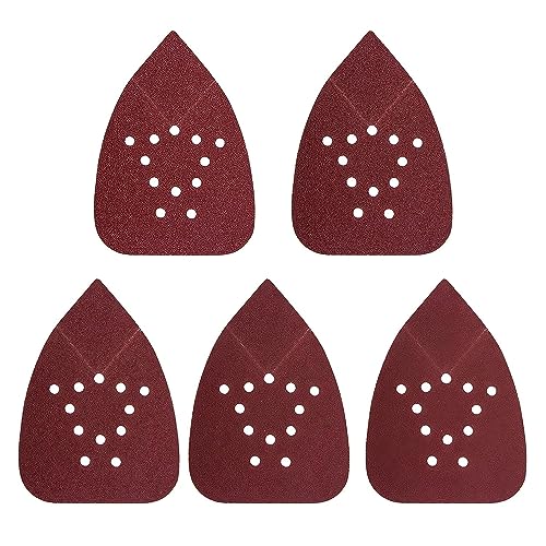 50 Stück Schleifpapier Dreieckschleifer, Mouse Schleifblätter mit 12 Löchern, 135 x 95mm Deltaschleifer Schleifpapier Klett, Körnung 60/80/120/180/220 für Holzarbeiten Metall 50 Stück Schleifpapier Dreieckschleifer, Mouse Schleifblätter mit 12 Löchern, 135 x 95mm Deltaschleifer Schleifpapier Klett, Körnung 60/80/120/180/220 für Holzarbeiten Metall von WEDAMOO