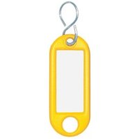 WEDO Schlüsselanhänger gelb, 10 St. von WEDO