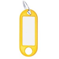 WEDO Schlüsselanhänger gelb, 10 St. von WEDO