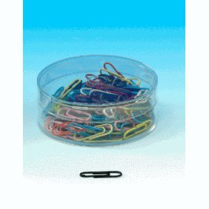Büroklammer 27mm sw 140 St. metall ummantelt von WEDO
