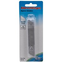 10 WEDO Cuttermesser-Klingen silber 18 mm von WEDO