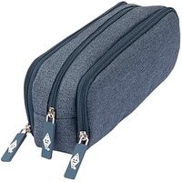 WEDO Schlampermäppchen Denim blau, 23,0 x 7,5 cm von WEDO