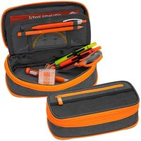 WEDO Schlampermäppchen NEON Stretch neonorange/grau, 23,0 cm von WEDO