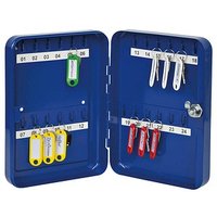WEDO Schlüsselkasten blau mit 24 Haken Sicherheitsschloss WEDO Schlüsselkasten blau mit 24 Haken Sicherheitsschloss von WEDO