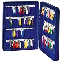 WEDO Schlüsselkasten blau mit 70 Haken Sicherheitsschloss WEDO Schlüsselkasten blau mit 70 Haken Sicherheitsschloss von WEDO