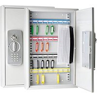 WEDO Schlüsseltresor grau mit 32 Haken Elektronik- und Standardschloss WEDO Schlüsseltresor grau mit 32 Haken Elektronik- und Standardschloss von WEDO