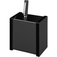 WEDO Stiftehalter Black Office schwarz Acryl 6,0 x 8,7 x 9,6 cm von WEDO