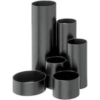 WEDO Stiftehalter Junior Butler schwarz ABS-Kunststoff 6 Fächer 13,5 x 12,0 x 14,8 cm von WEDO