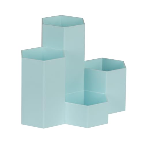 WEDO Stifthalter, Sechseckiger Butler Honeycomb, bestehend aus 4 unterschiedlich hohen Köchern, türkis WEDO Stifthalter, Sechseckiger Butler Honeycomb, bestehend aus 4 unterschiedlich hohen Köchern, türkis von WEDO