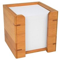 WEDO Zettelbox Bambus braun inkl. 900 Notizzettel von WEDO