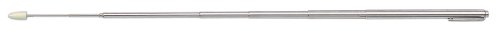 Wedo 2361 Antennenkugelschreiber 14.7 cm, ausziehbar bis 90 cm, mit Clip, verchromt, silber von WEDO