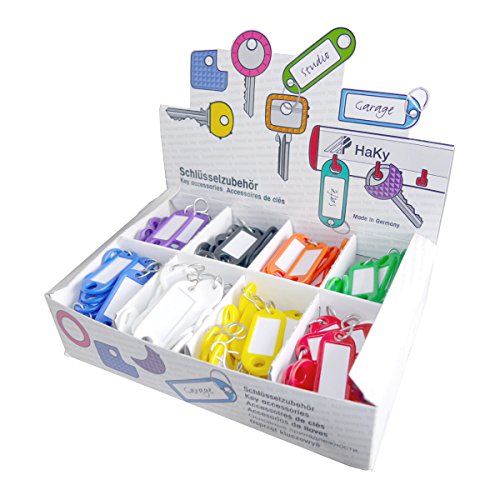 WEDO 2628034 Schlüsselanhänger aus Kunststoff mit S-Haken, auswechselbare Etiketten 200 Stück im Display, farbig sortiert WEDO 2628034 Schlüsselanhänger aus Kunststoff mit S-Haken, auswechselbare Etiketten 200 Stück im Display, farbig sortiert von WEDO