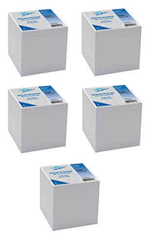 Wedo 27026500 Ersatzpapier (für Zettelbox, holzfrei, 9 x 9 cm, 700 Blatt) (5, weiß) von WEDO