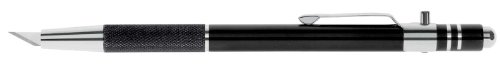 Wedo 78630 Skalpell Druckknopfmesser Deluxe (mit versenkbarer Klinge) von WEDO