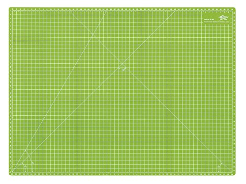 Wedo 79260 Schneidematte Comfortline A2 (CM 60, selbstschließende Oberfläche beidseitig bedruckt, 60 x 45 x 0,3 cm) apfelgrün von WEDO