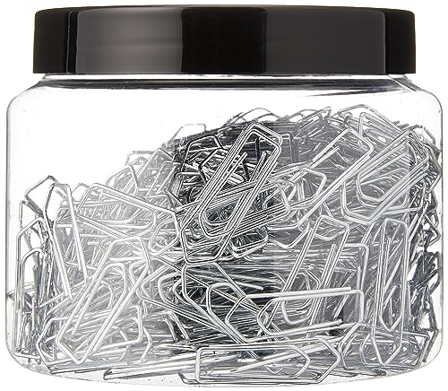 Wedo 90115040054 Büroklammern Metall 26 mm, 400 Stück in praktischer Dose, Glanzverzinkt Wedo 90115040054 Büroklammern Metall 26 mm, 400 Stück in praktischer Dose, Glanzverzinkt von WEDO