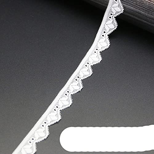 (5 Meter / Los) wei?e elastische Spitze Stoff Unterw?sche Stretch Schn¨¹rsenkel Trim DIY Crafts Sewing-31wing von WEDSA
