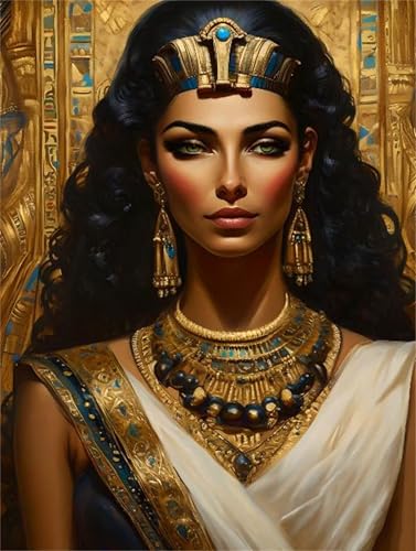 Indische Frauen Diamant Painting Bilder, 5D Diamond Painting Set, DIY Diamond Painting Mosaikherstellung Malen Nach Zahlen Full Drill Malerei für Erwachsene Kinder Room Decor Wohnwand 30x40cm P-866 von WEEPEF