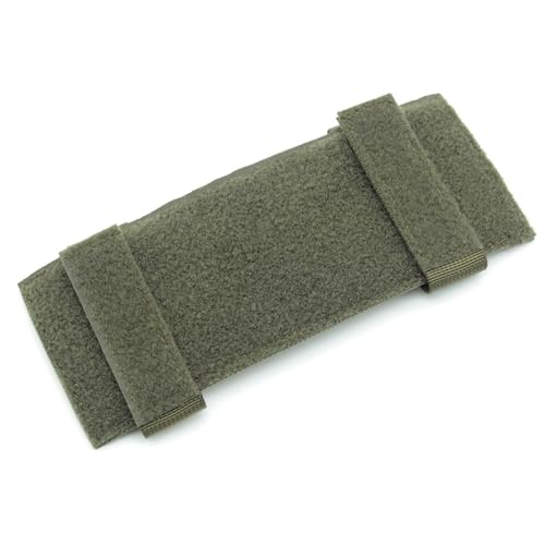 7,5x3" Tactical Moral Patches Board,Molle Zubehör Aufsatz Patch Panel Display Halter,Klett Patch Adapter,Molle-Befestigung für Taktische Moral Abzeichen Rucksäcke (Grün) von WEEVDRIE