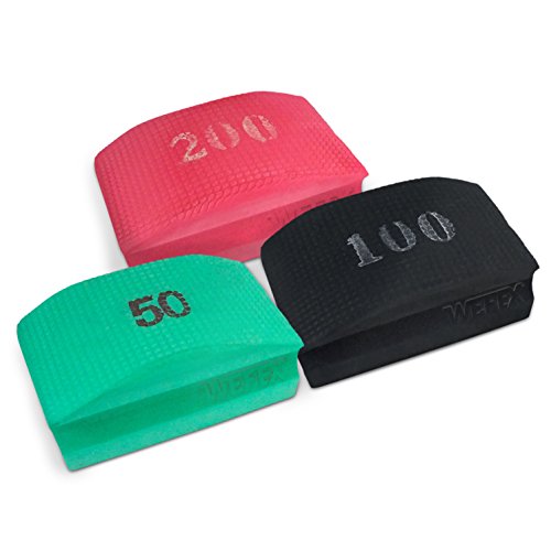 WEFEX Diamant-Handschleifpad Set 3-TLG. Körnung 50+100+200 für Granit, Natursteine, Kunststeine, Marmor, Glas, Keramik WEFEX Diamant-Handschleifpad Set 3-TLG. Körnung 50+100+200 für Granit, Natursteine, Kunststeine, Marmor, Glas, Keramik von WEFEX