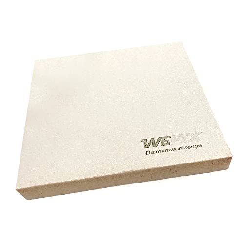 WEFEX Schärfstein für Diamantbohrkronen und Diamanttrennscheiben 300 x 300 x 30 mm von WEFEX