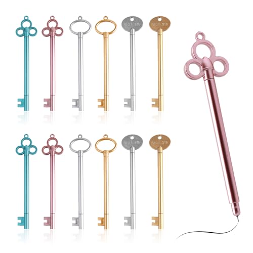 30 Stk Schlüssel Stifte, 3 Designs Stifte die Schlüssel Sind, Stift SchlüSselform, Vintage SchlüSsel Stift, Stifte Kugelschreiber mit 4 Retro Farbe Ideal Zum TäGlichen Schreiben Und Verschenken 30 Stk Schlüssel Stifte, 3 Designs Stifte die Schlüssel Sind, Stift SchlüSselform, Vintage SchlüSsel Stift, Stifte Kugelschreiber mit 4 Retro Farbe Ideal Zum TäGlichen Schreiben Und Verschenken von WEFINEST