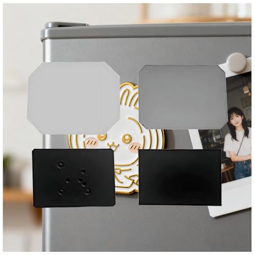 WEICNE 100/200/500/1000 Sets Fotomagnet-Maschine Verbrauchsmaterialien, 5,3 X 8 cm/6,5 X 9 cm, Passend Für Rechteckige Buttonmaschinen 65×90mm-200Sets von WEICNE