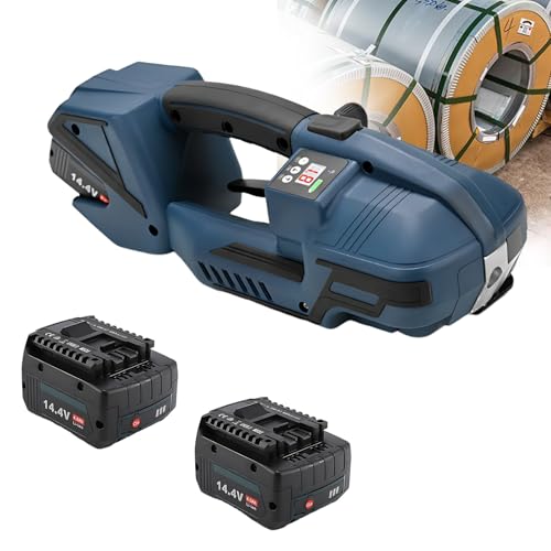 WEICNE Verpackungsumreifungsgerät, Wiederaufladbares Elektrisches Umreifungsgerät, Für Schnallenfreies Heißschmelz-Bündeln Von Pp/Pet-Umreifungsband, Maximale Zugkraft 3200 N WEICNE Verpackungsumreifungsgerät, Wiederaufladbares Elektrisches Umreifungsgerät, Für Schnallenfreies Heißschmelz-Bündeln Von Pp/Pet-Umreifungsband, Maximale Zugkraft 3200 N von WEICNE