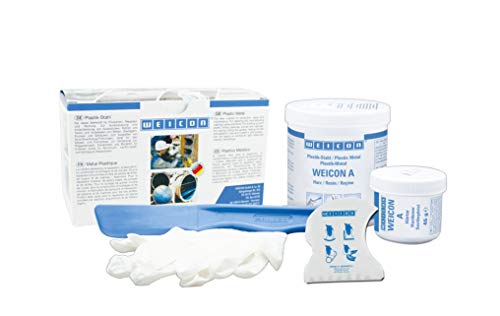 WEICON Auf System auf Epoxidharz Basis 500g Kunststoff Stahl Zweikomponenten Kleber dunkelgrau von WEICON