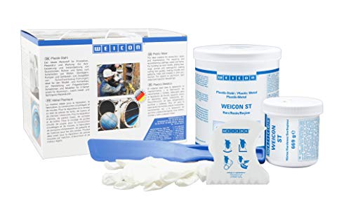 WEICON ST Epoxidharz Kunststoff Stahl 2 kg für Reparaturen an Edelstahlteilen von WEICON